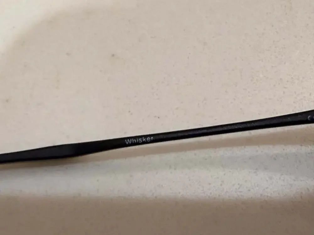 Oakley Whisker Metal Black Oval Sunglasses